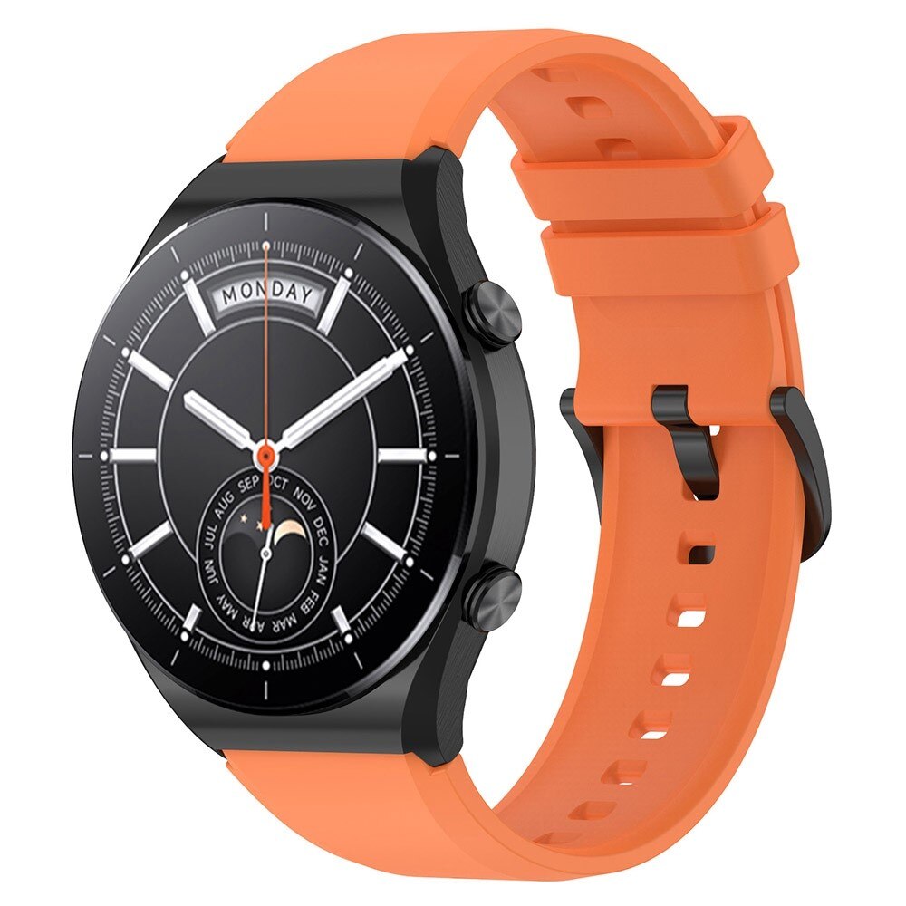 Bracelet en silicone pour Xiaomi Watch S1, orange