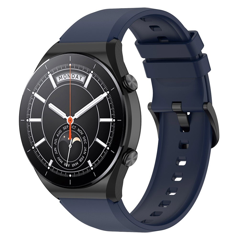 Bracelet en silicone pour Xiaomi Watch S1, bleu