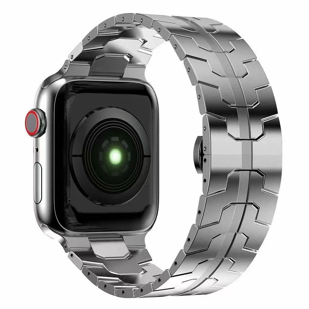 Race Stainless Steel Apple Watch SE 44mm, Silver