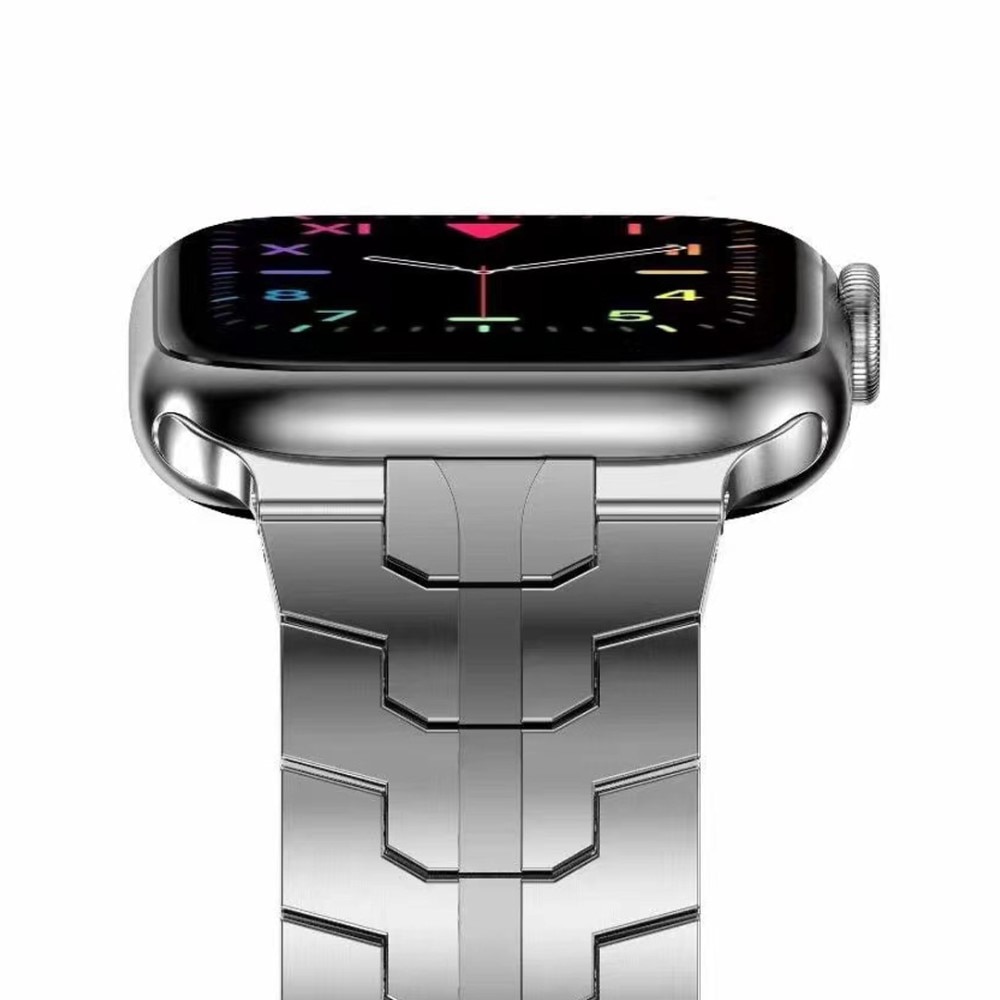 Race Stainless Steel Apple Watch SE 44mm, Silver