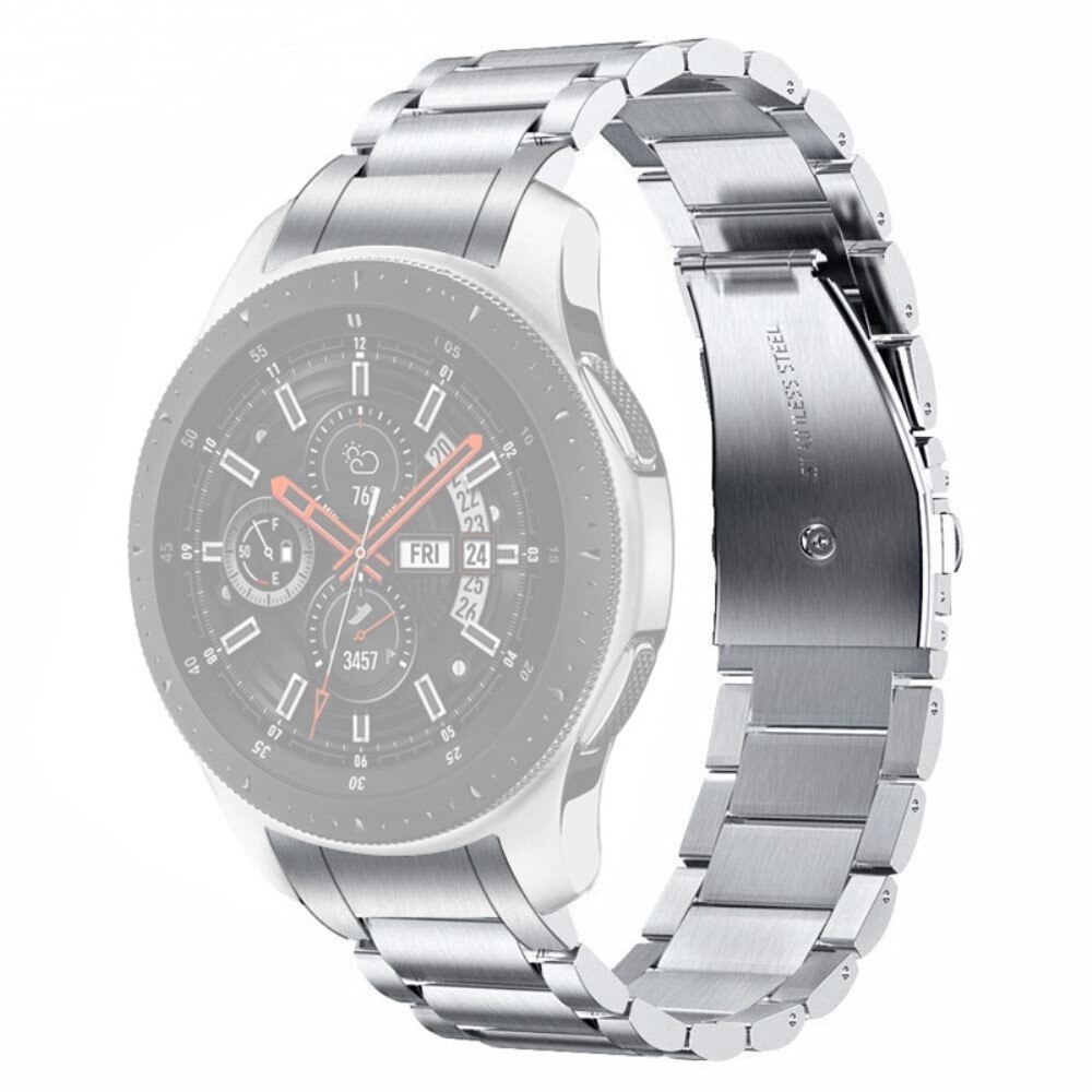 Full Fit Braclet en acier Samsung Galaxy Watch 46mm Argent