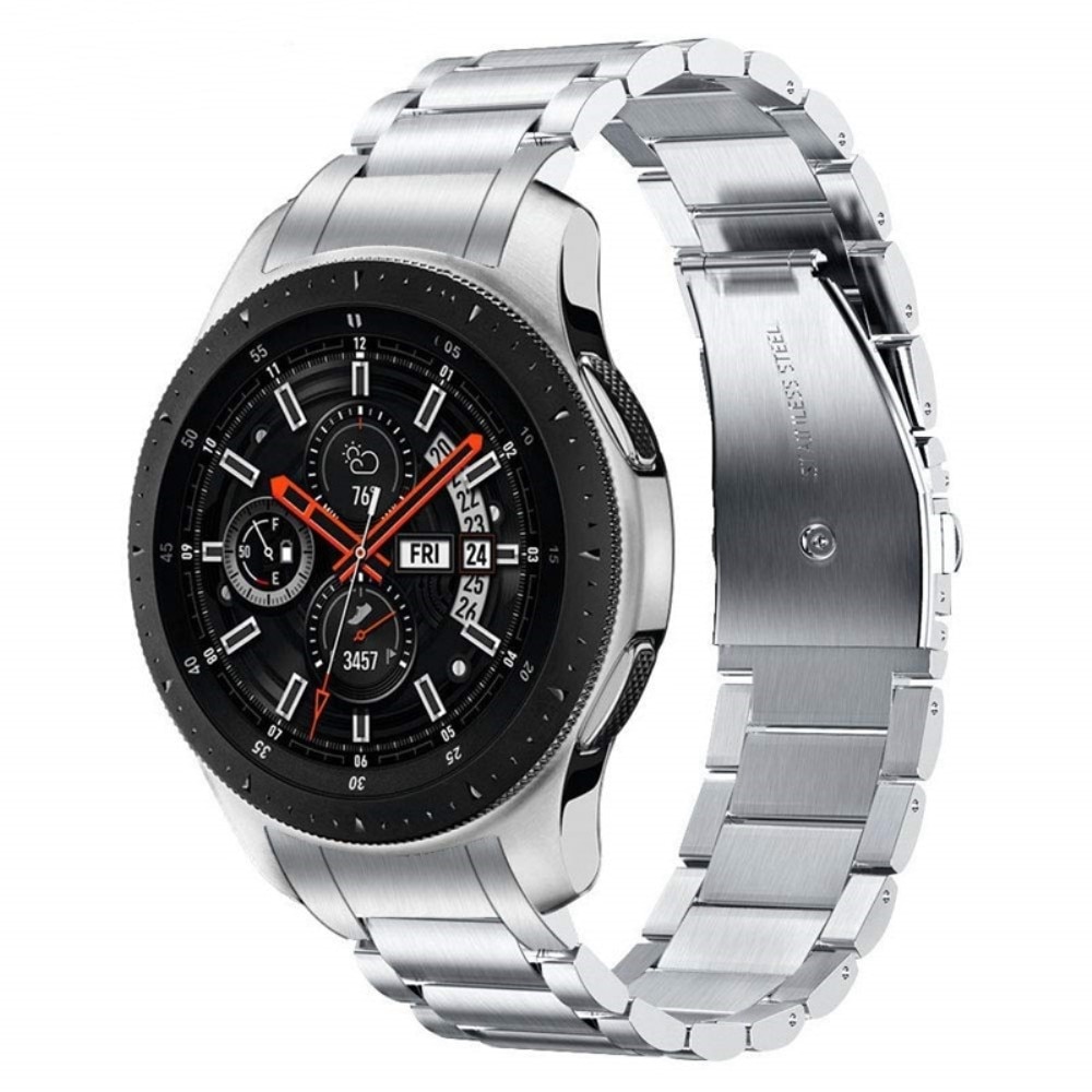 Full Fit Braclet en acier Samsung Galaxy Watch 46mm Argent