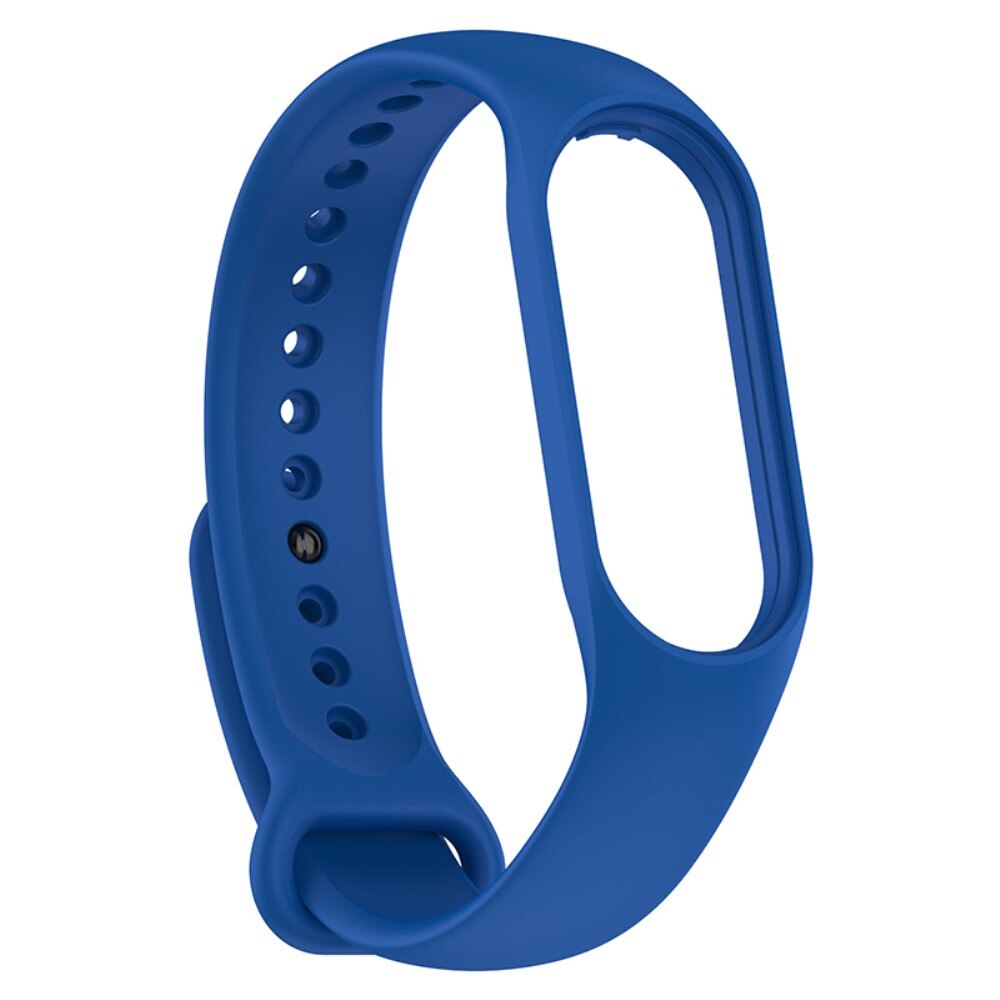 Bracelet en silicone pour Xiaomi Mi Band 7, bleu