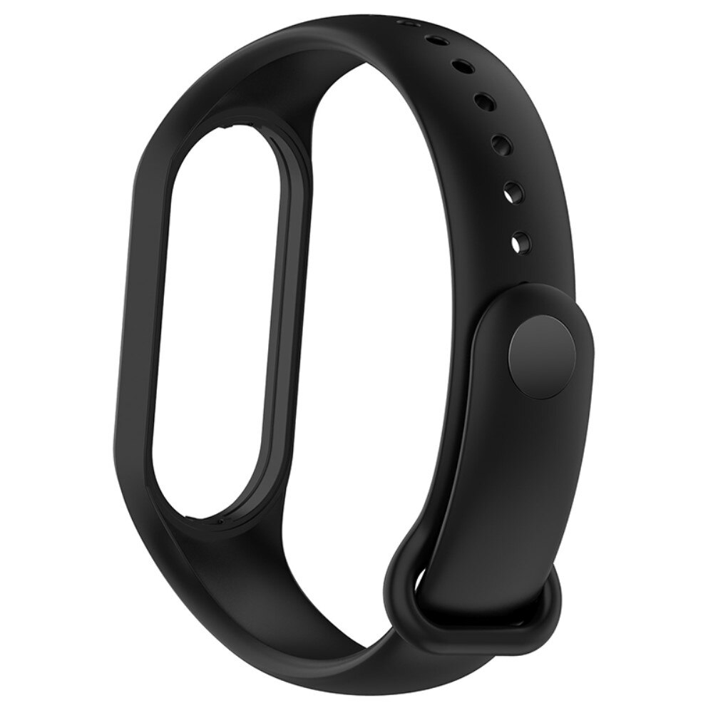 Bracelet en silicone pour Xiaomi Mi Band 7, noir