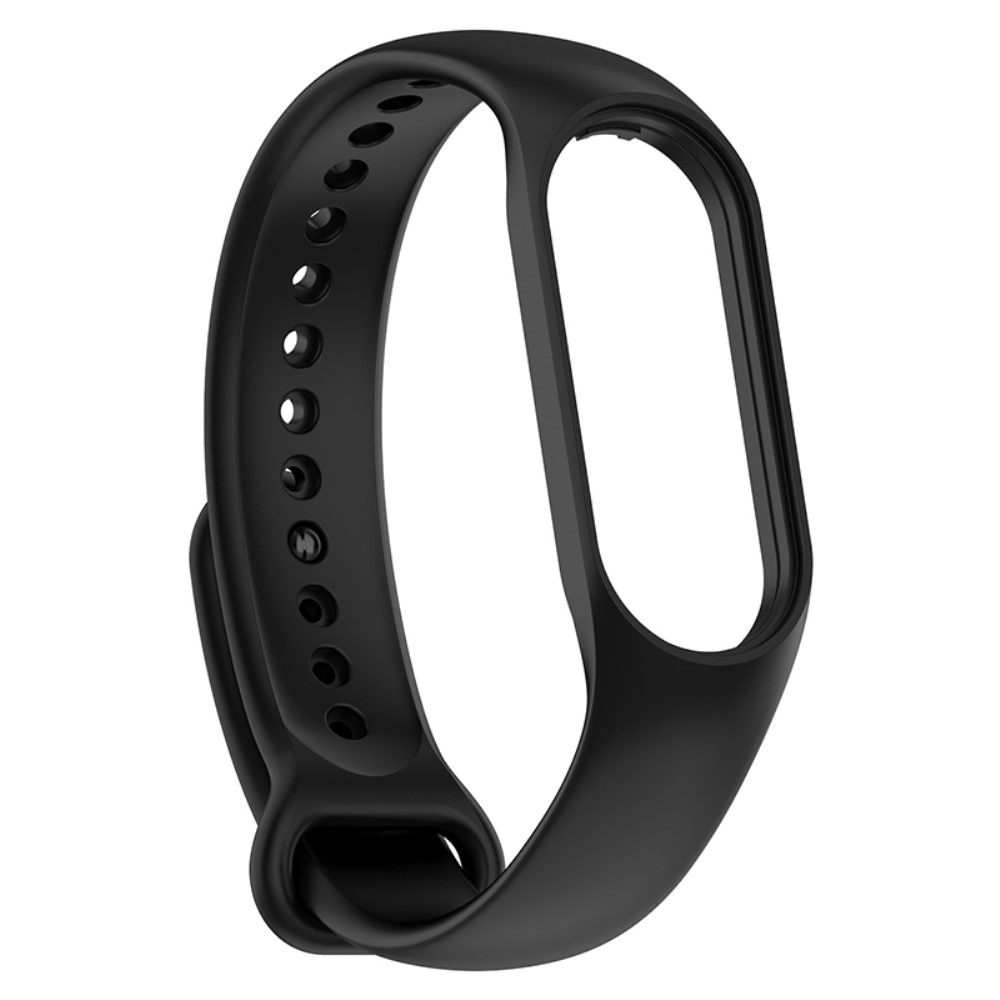 Bracelet en silicone pour Xiaomi Mi Band 7, noir