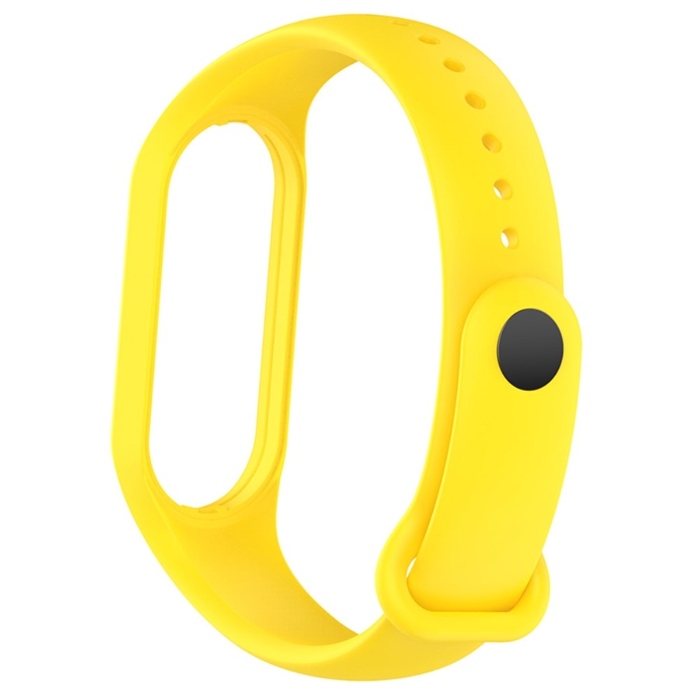 Bracelet en silicone pour Xiaomi Mi Band 7, jaune