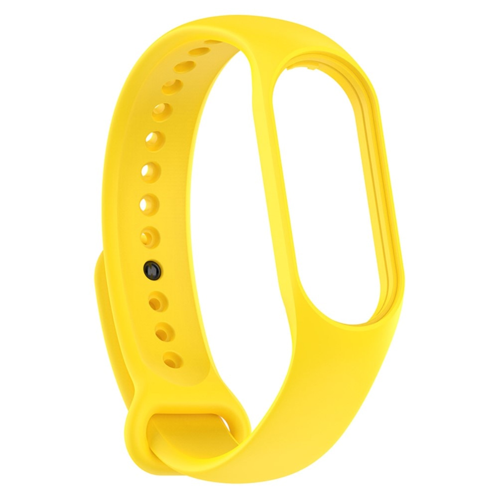 Bracelet en silicone pour Xiaomi Mi Band 7, jaune