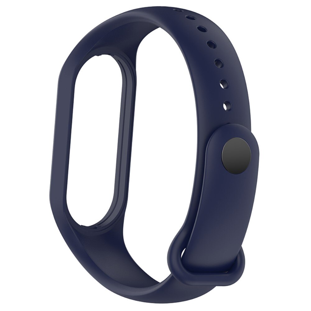 Bracelet en silicone pour Xiaomi Mi Band 7, bleu