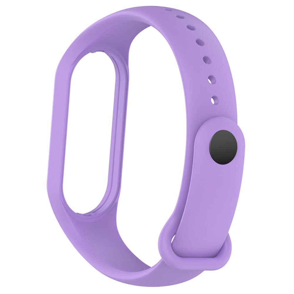 Bracelet en silicone pour Xiaomi Mi Band 7, violet