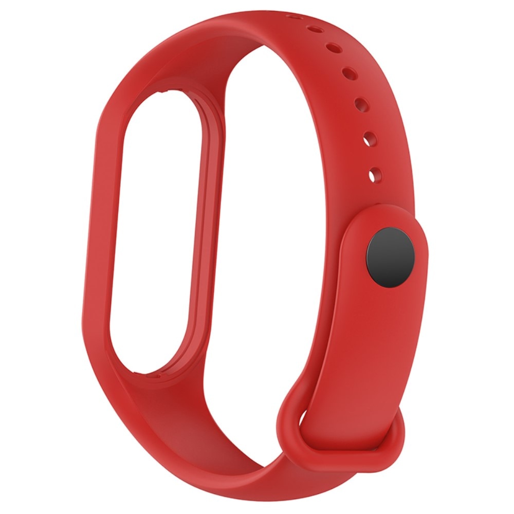 Bracelet en silicone pour Xiaomi Mi Band 7, rouge