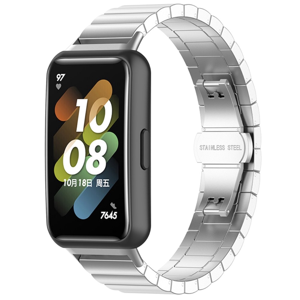 Bracelet mailllon Huawei Band 7 Argent
