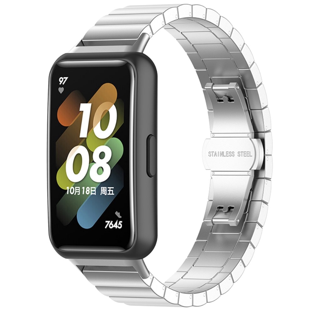 Bracelet mailllon Huawei Band 7 Argent