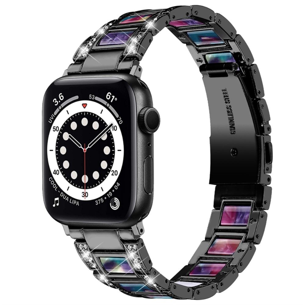 Bracelet Diamant Apple Watch Ultra 49mm, Black Space