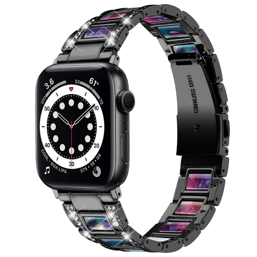 Bracelet Diamant Apple Watch SE 44mm, Black Space
