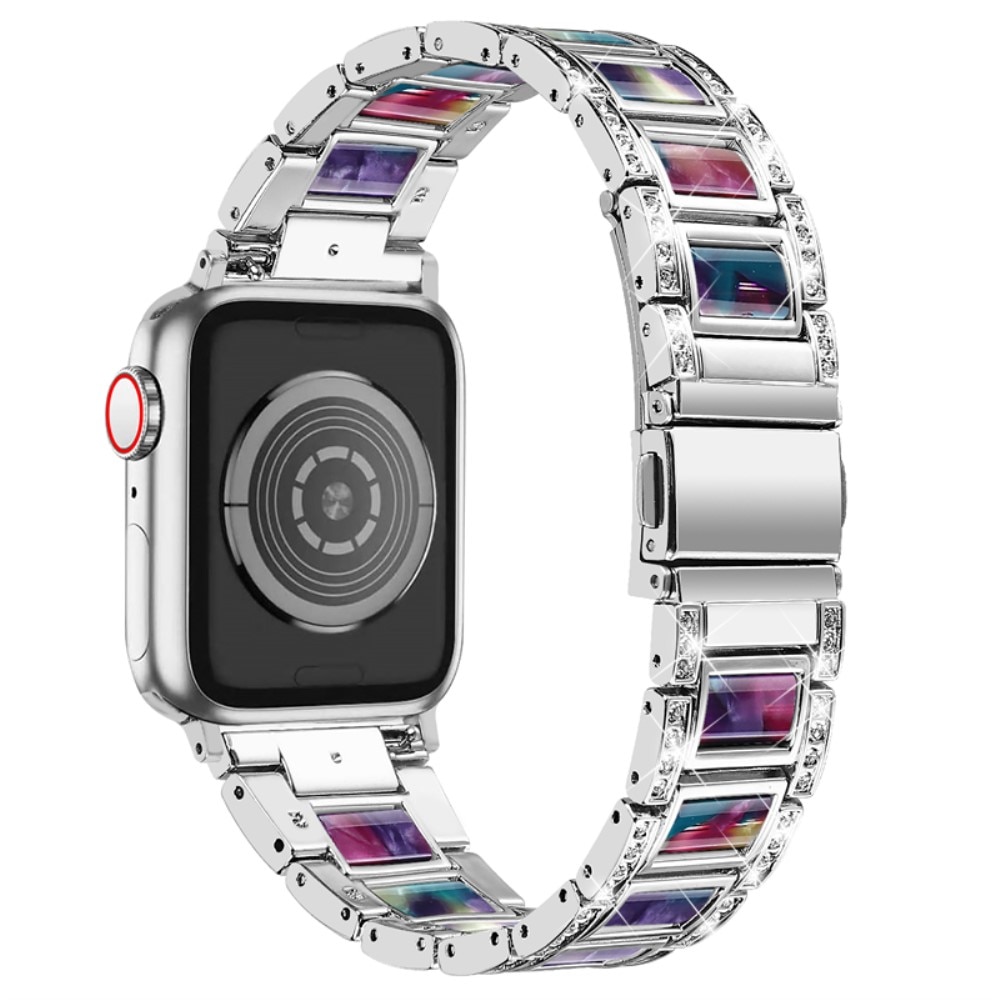 Bracelet Diamant Apple Watch 41mm Silver Space