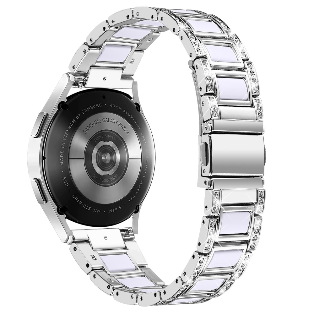 Bracelet Diamant Garmin Vivomove Sport, Silver Snow