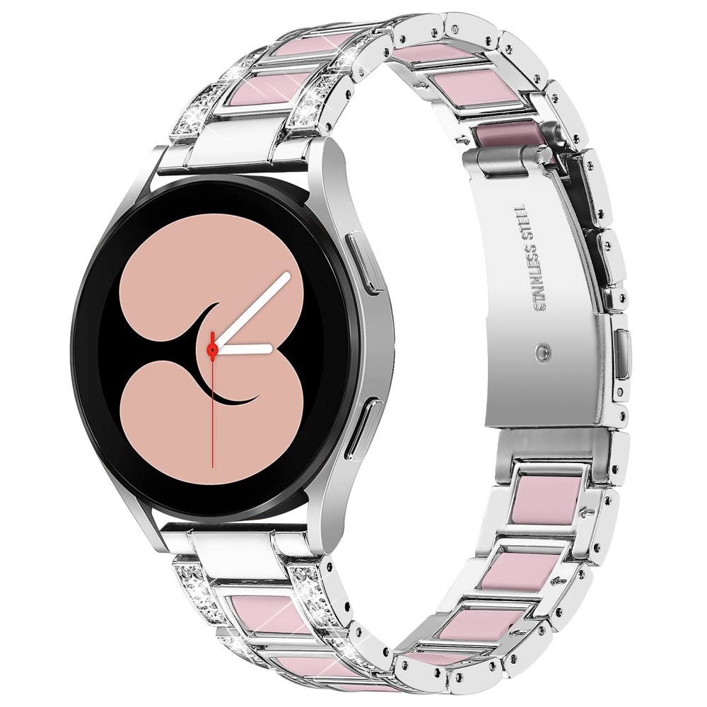 Bracelet Diamant Samsung Galaxy Watch 5 44mm Silver Rose