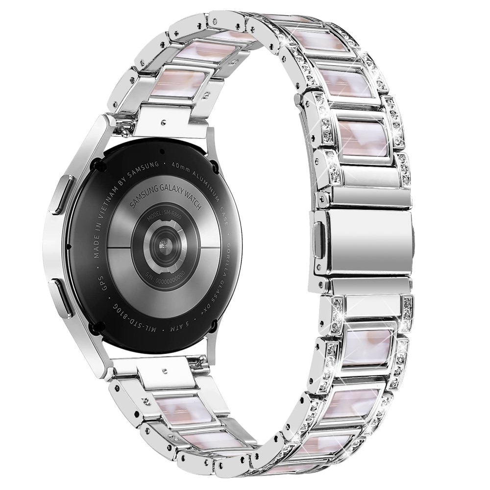 Bracelet Diamant Withings Steel HR 40mm, Silver Pearl