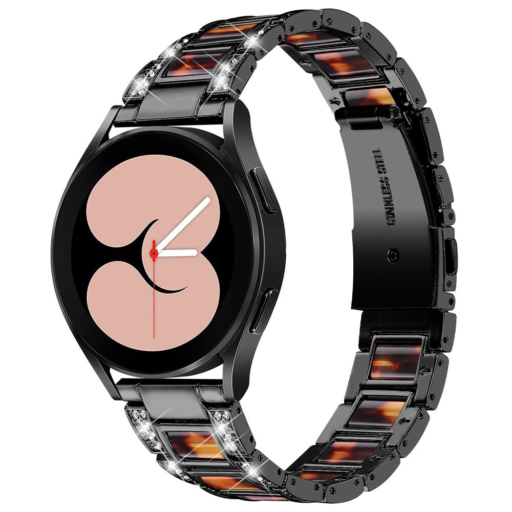 Bracelet Diamant Samsung Galaxy Watch 4 40mm Noir Coffe