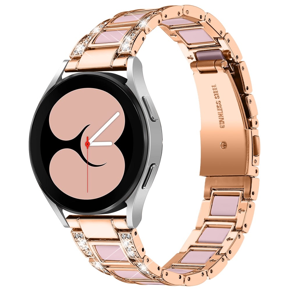 Bracelet Diamant Samsung Galaxy Watch 5 44mm Rosegold Rose