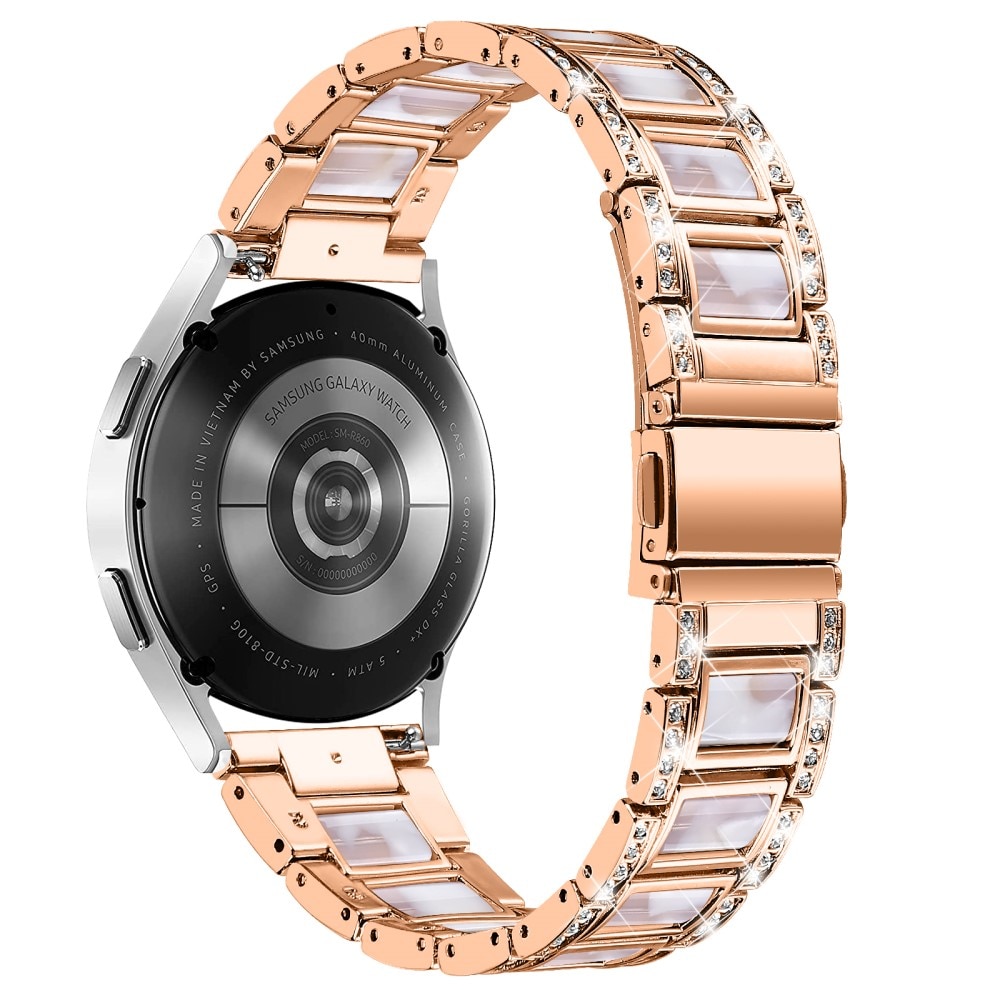 Bracelet Diamant Garmin Vivoactive 5, Rosegold Pearl