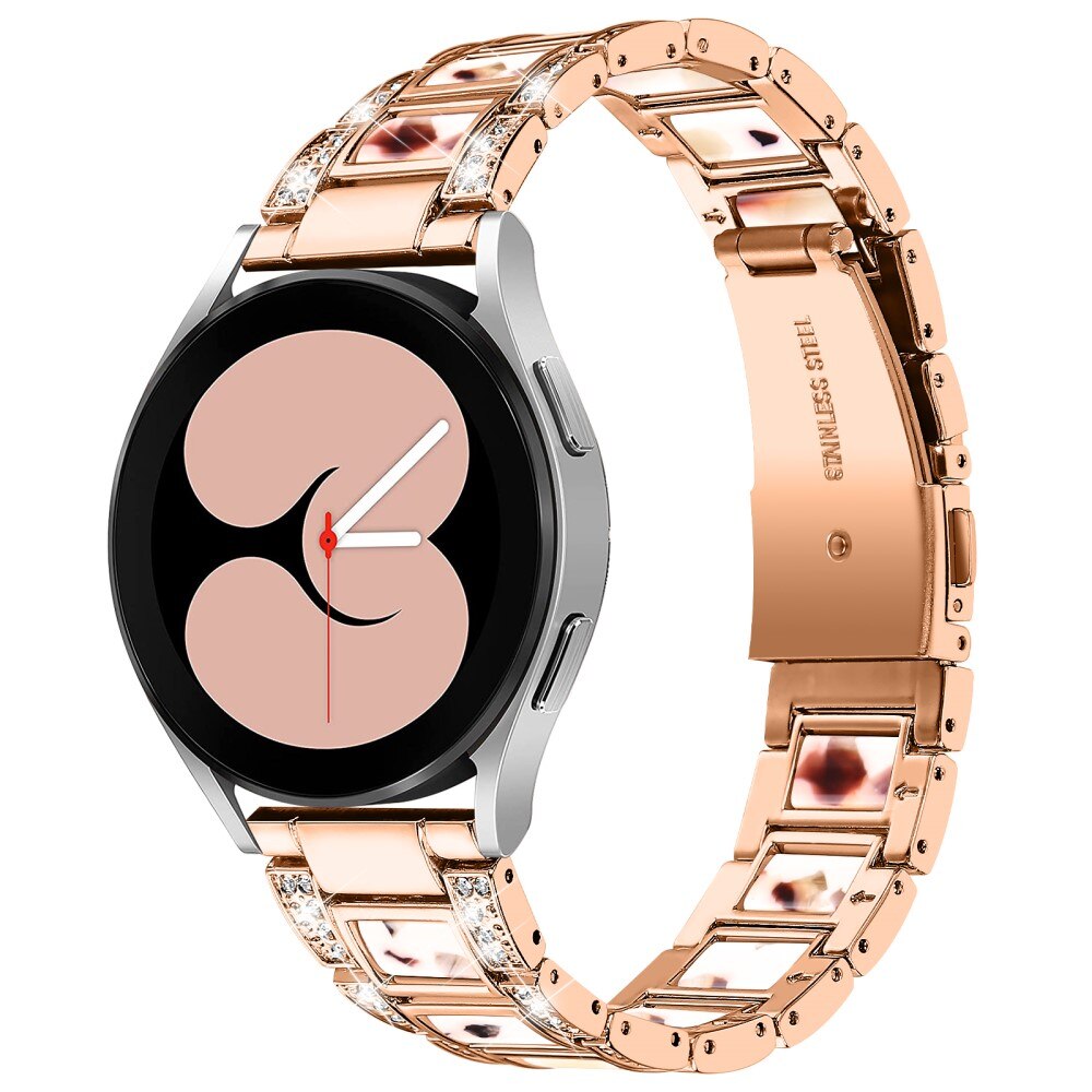 Bracelet Diamant Samsung Galaxy Watch 5 44mm Rosegould Nougat