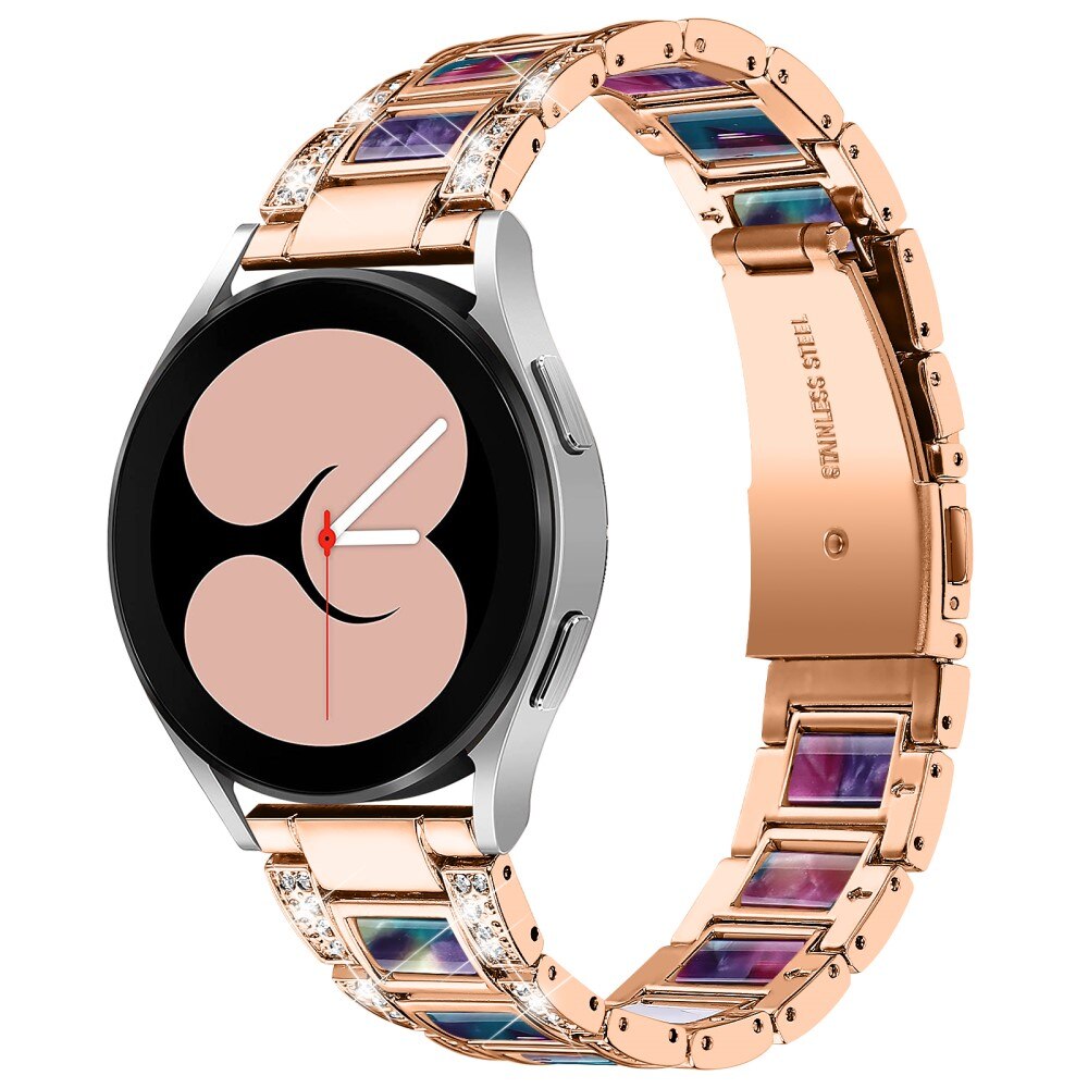 Bracelet Diamant Samsung Galaxy Watch 5 44mm Rosegold Space