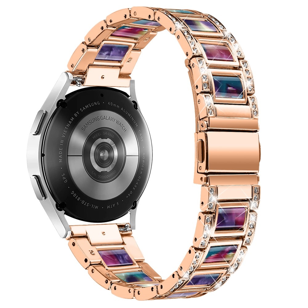 Bracelet Diamant Samsung Galaxy Watch 6 Classic 43mm, Rosegold Space