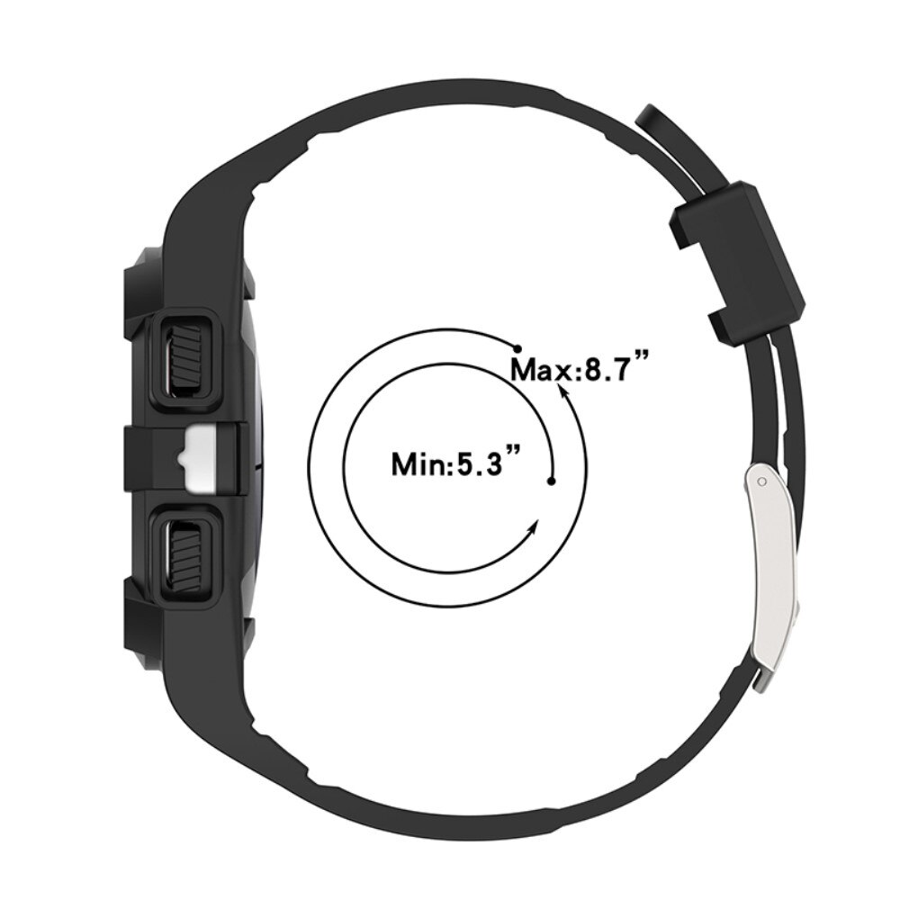 Bracelet avec coque Aventure Samsung Galaxy Watch 6 44mm Noir