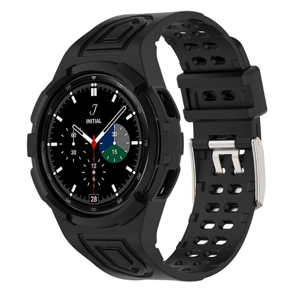 Bracelet avec coque Aventure Samsung Galaxy Watch 4 Classic 46mm Noir