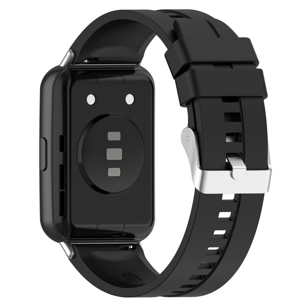 Bracelet en silicone pour Huawei Watch Fit 2, noir
