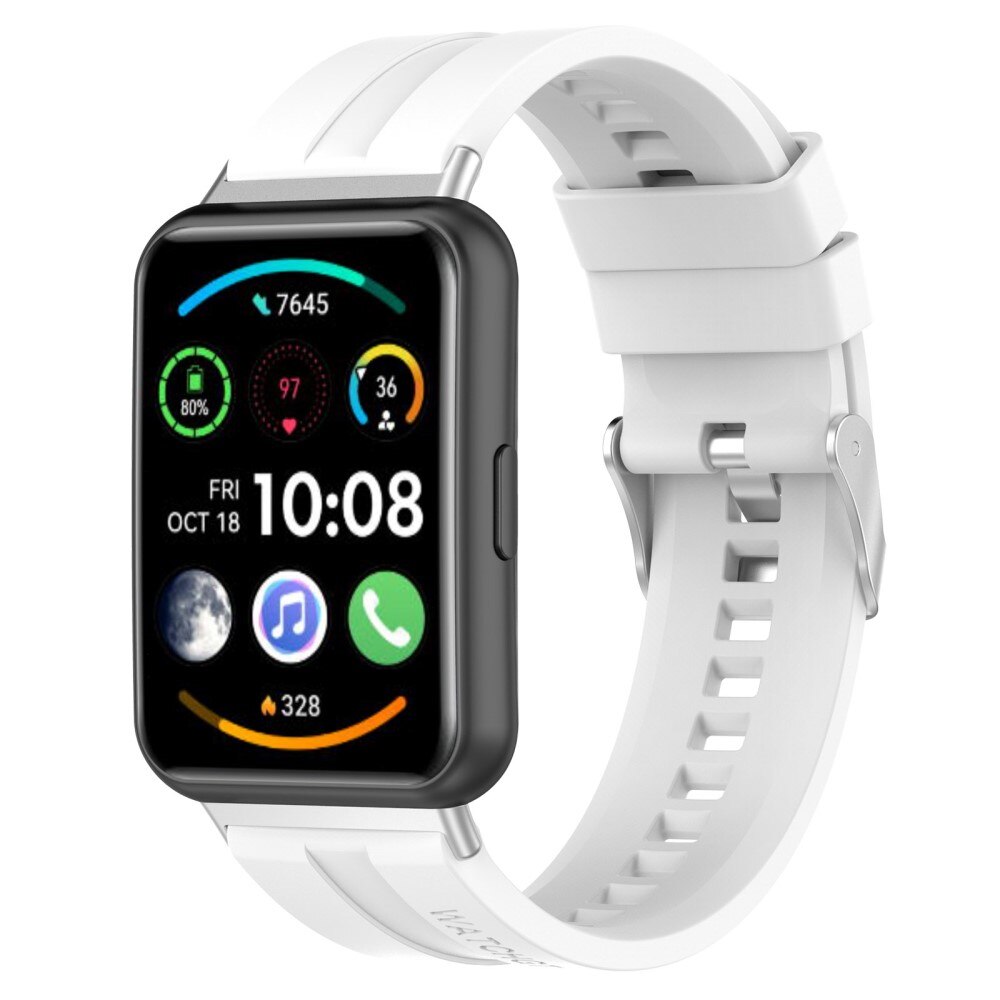 Bracelet en silicone pour Huawei Watch Fit 2, blanc