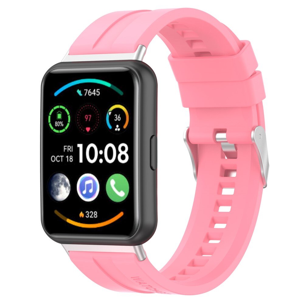 Bracelet en silicone pour Huawei Watch Fit 2, rose