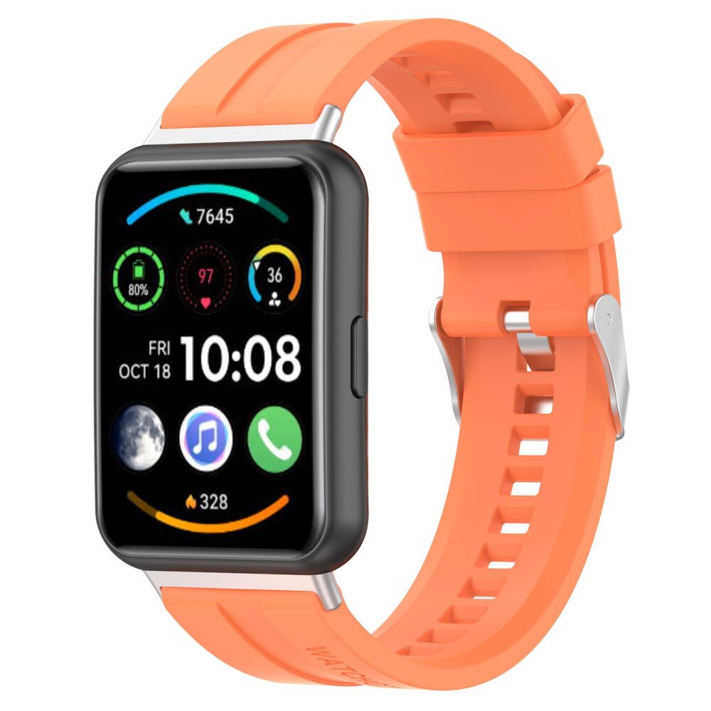 Bracelet en silicone pour Huawei Watch Fit 2, orange