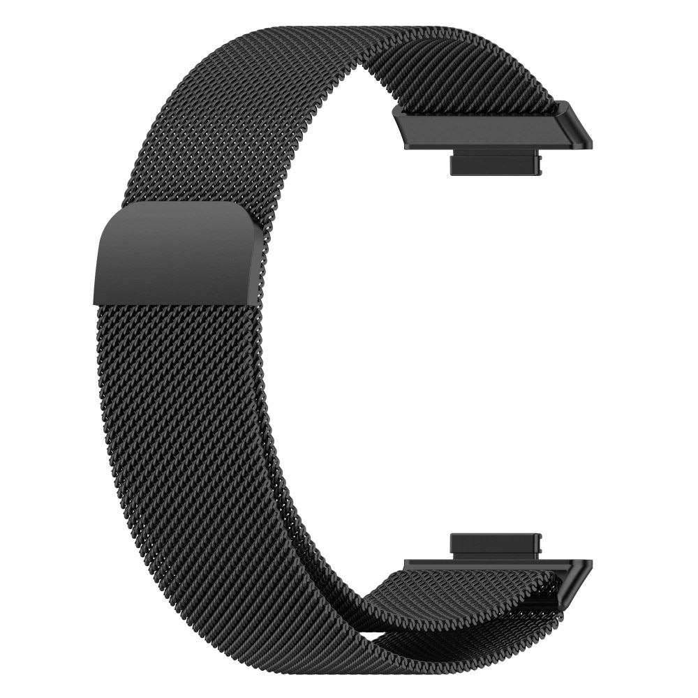 Bracelet milanais pour Huawei Watch Fit 2, noir