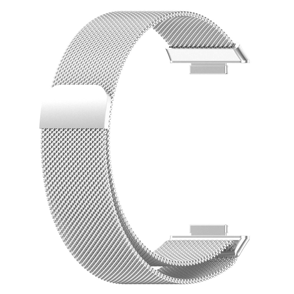Bracelet milanais pour Huawei Watch Fit 2, argent