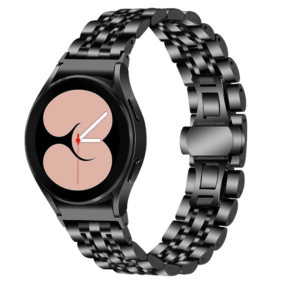 Bracelet en métal Business Samsung Galaxy Watch 4 40/42/44/46mm, noir