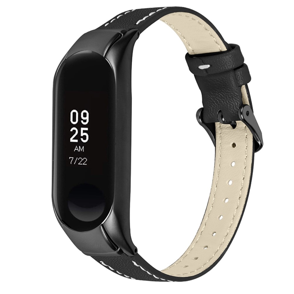 Bracelet en cuir Xiaomi Mi Band 7 Noir