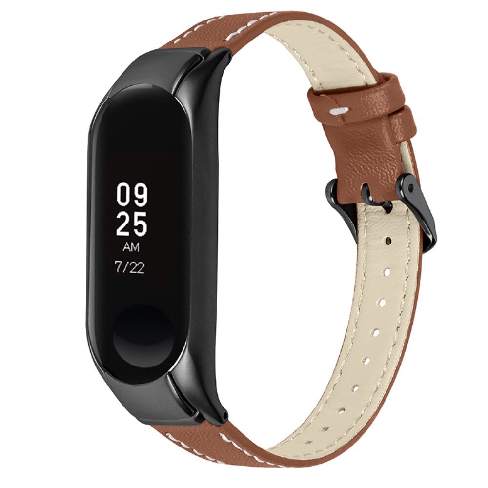 Bracelet en cuir Xiaomi Mi Band 7 Marron