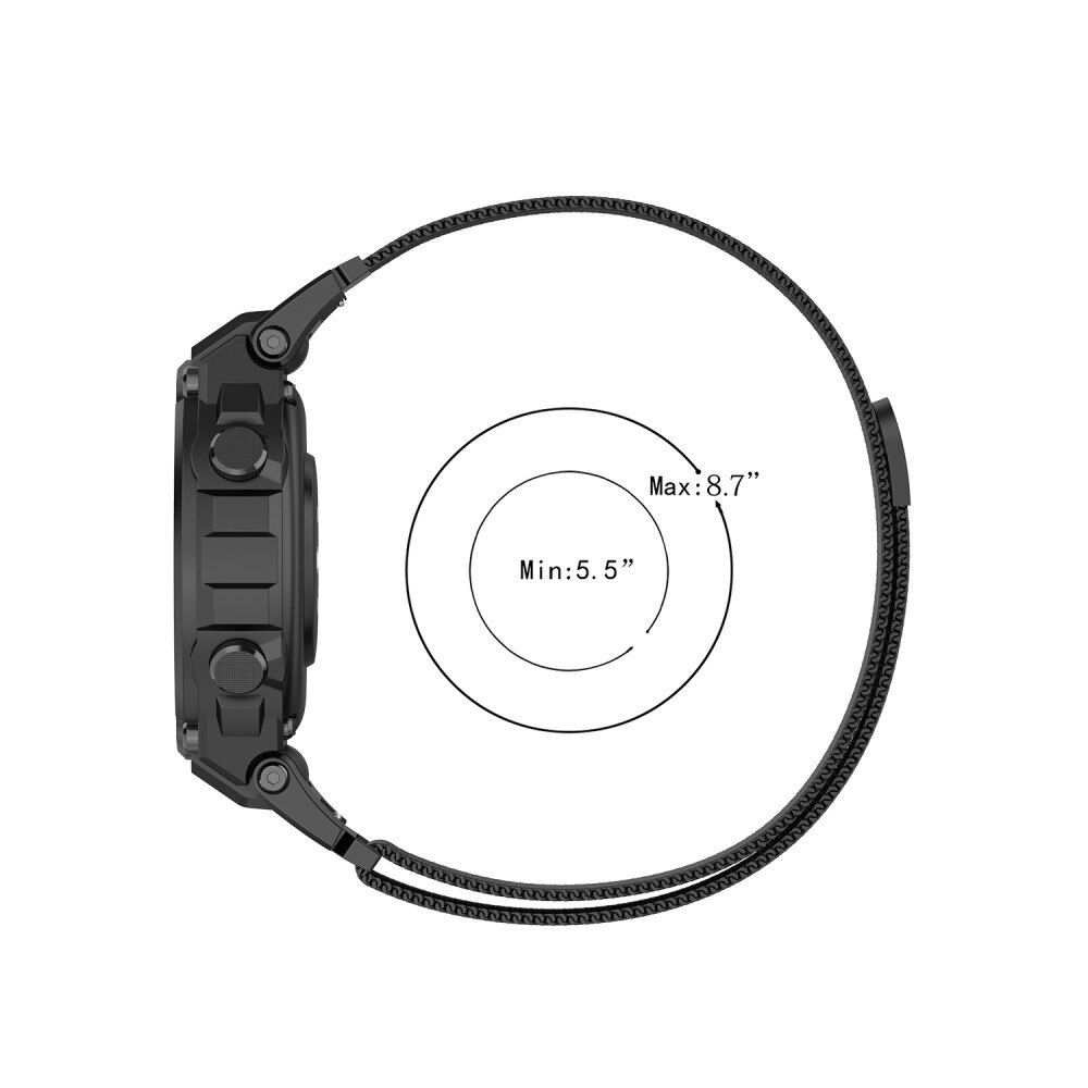 Bracelet milanais pour  , Noir