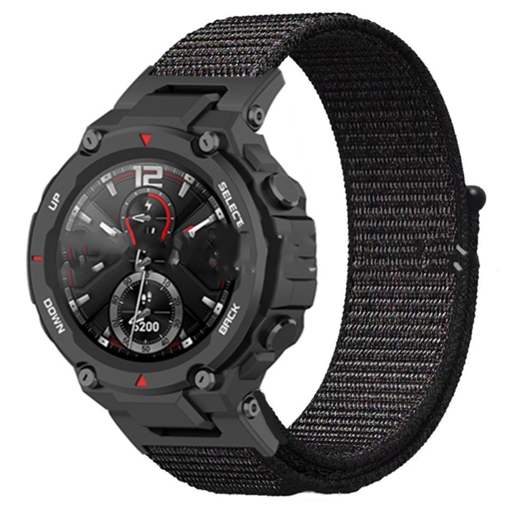 Bracelet en nylon Amazfit T-Rex/T-Rex Pro Noir