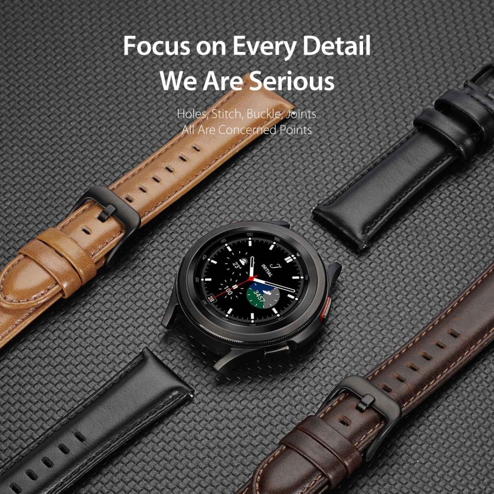 Bracelet en cuir Samsung Galaxy Watch 6 44mm Black