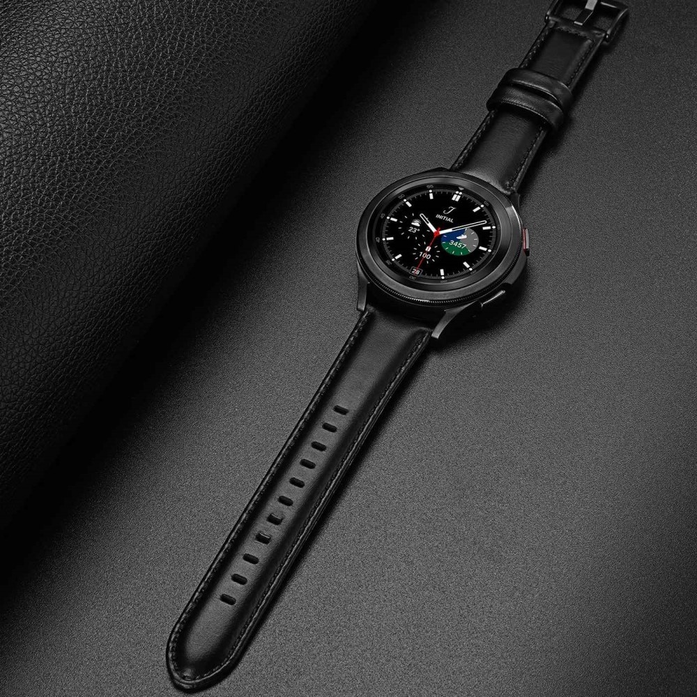 Bracelet en cuir Samsung Galaxy Watch 6 Classic 47mm Black