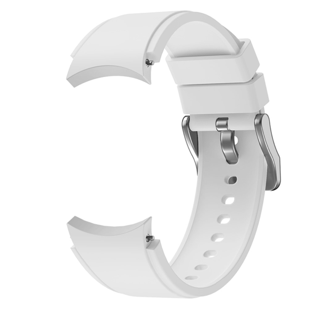 Full Fit Bracelet en silicone Samsung Galaxy Watch 5 Pro 45mm, Blanc