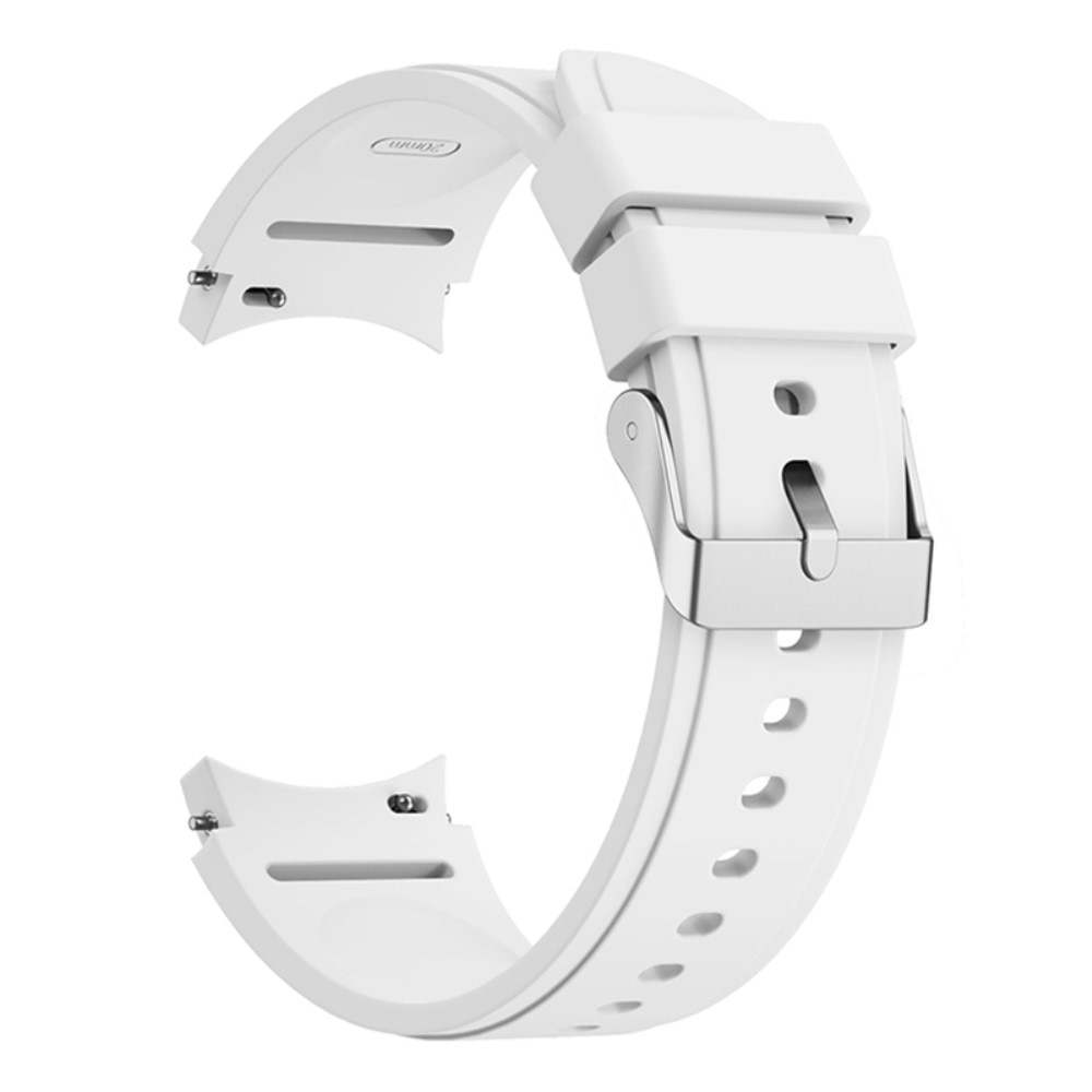 Full Fit Bracelet en silicone Samsung Galaxy Watch 5 44mm, blanc