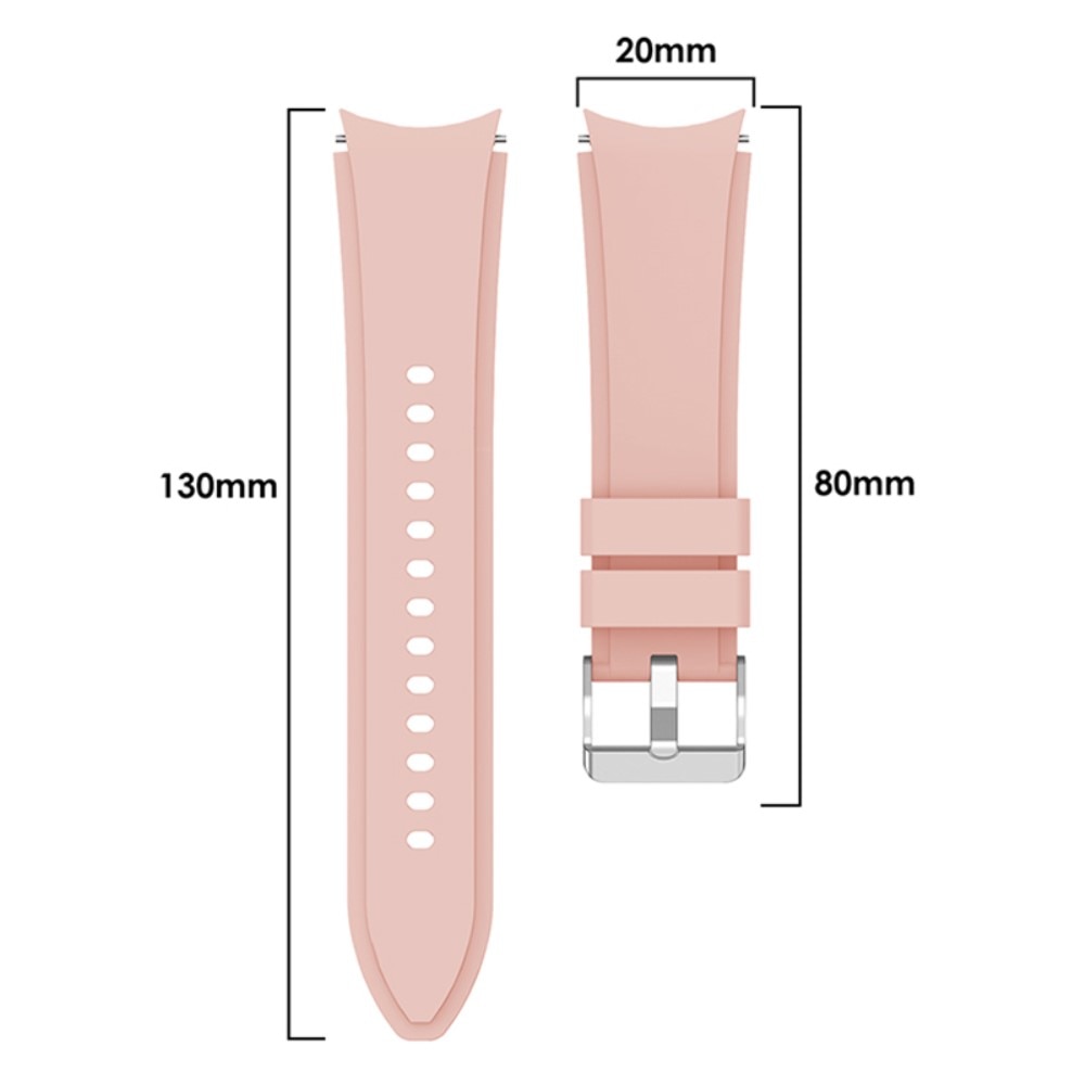 Full Fit Bracelet en silicone Samsung Galaxy Watch 4 Classic 42mm, rose