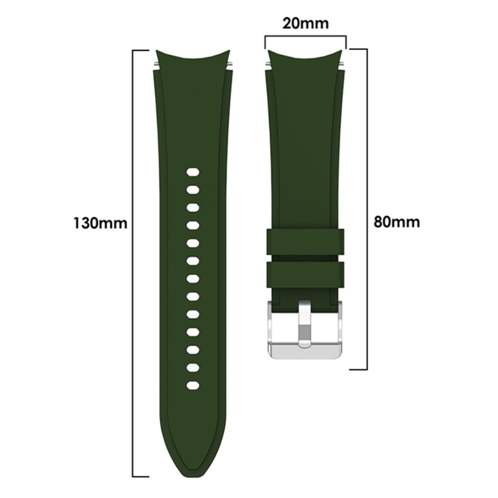 Full Fit Bracelet en silicone Samsung Galaxy Watch 6 Classic 47mm, vert