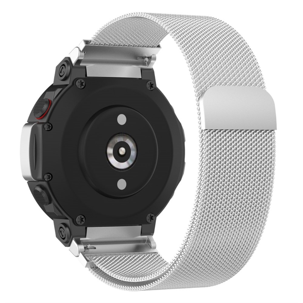 Bracelet milanais pour Amazfit T-Rex 2, Argent