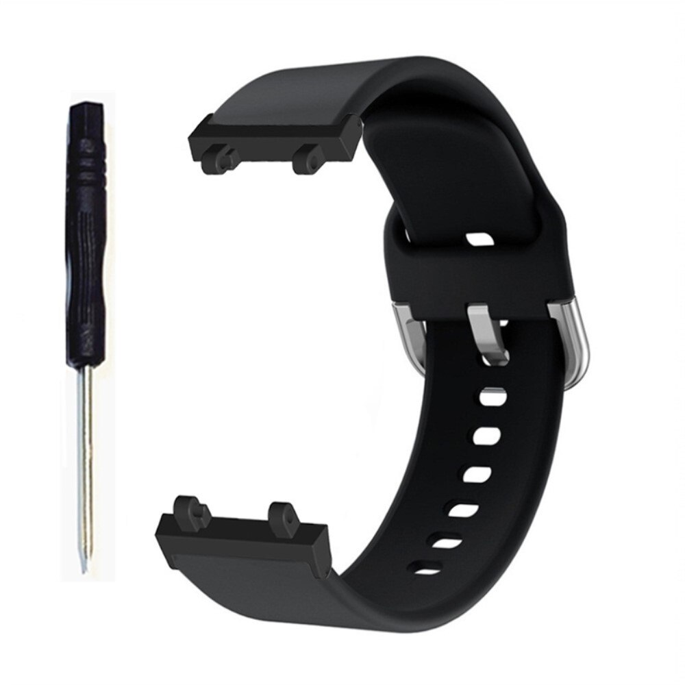 Bracelet en silicone pour Amazfit T-Rex 2, noir