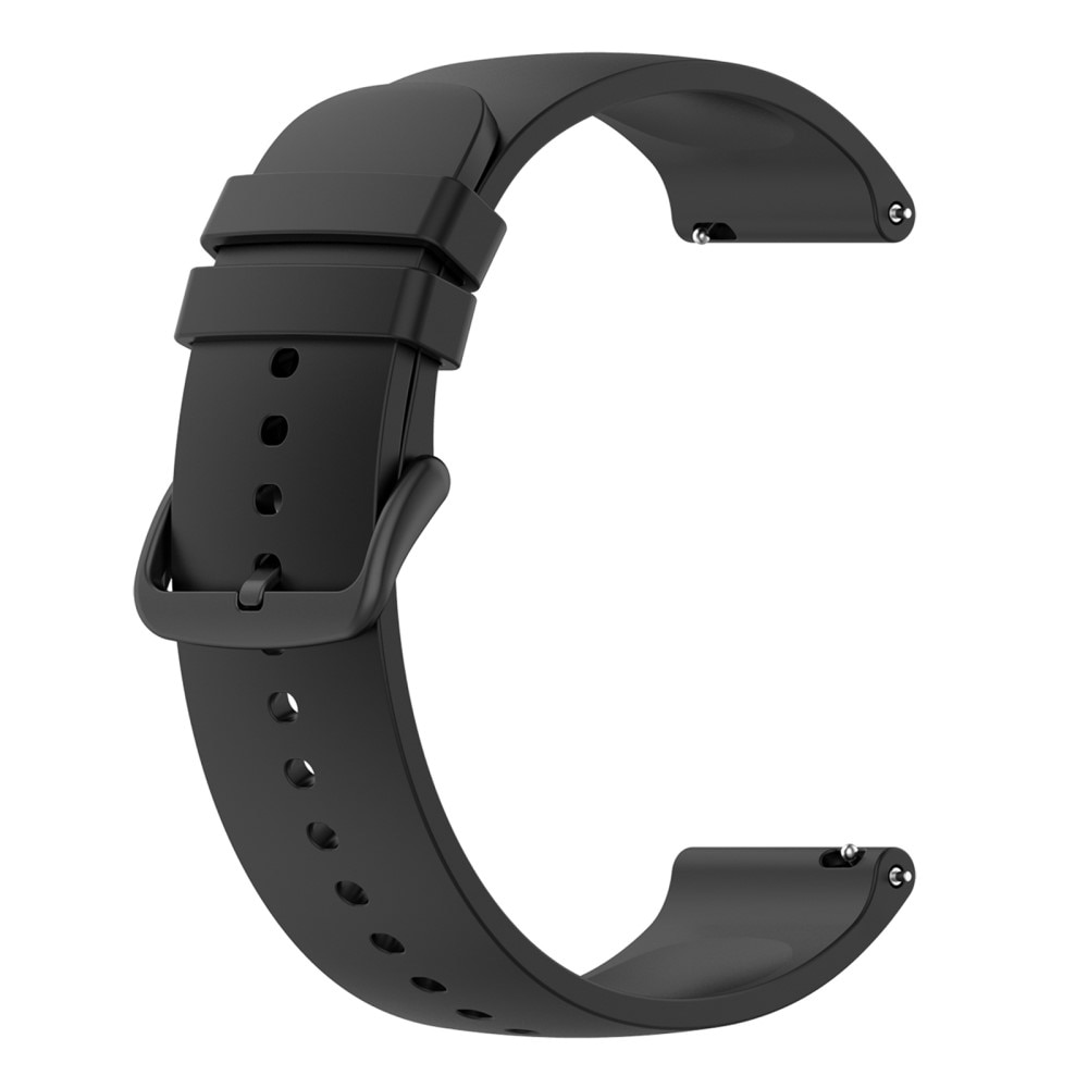 Bracelet en silicone pour Withings ScanWatch 2 42mm, noir